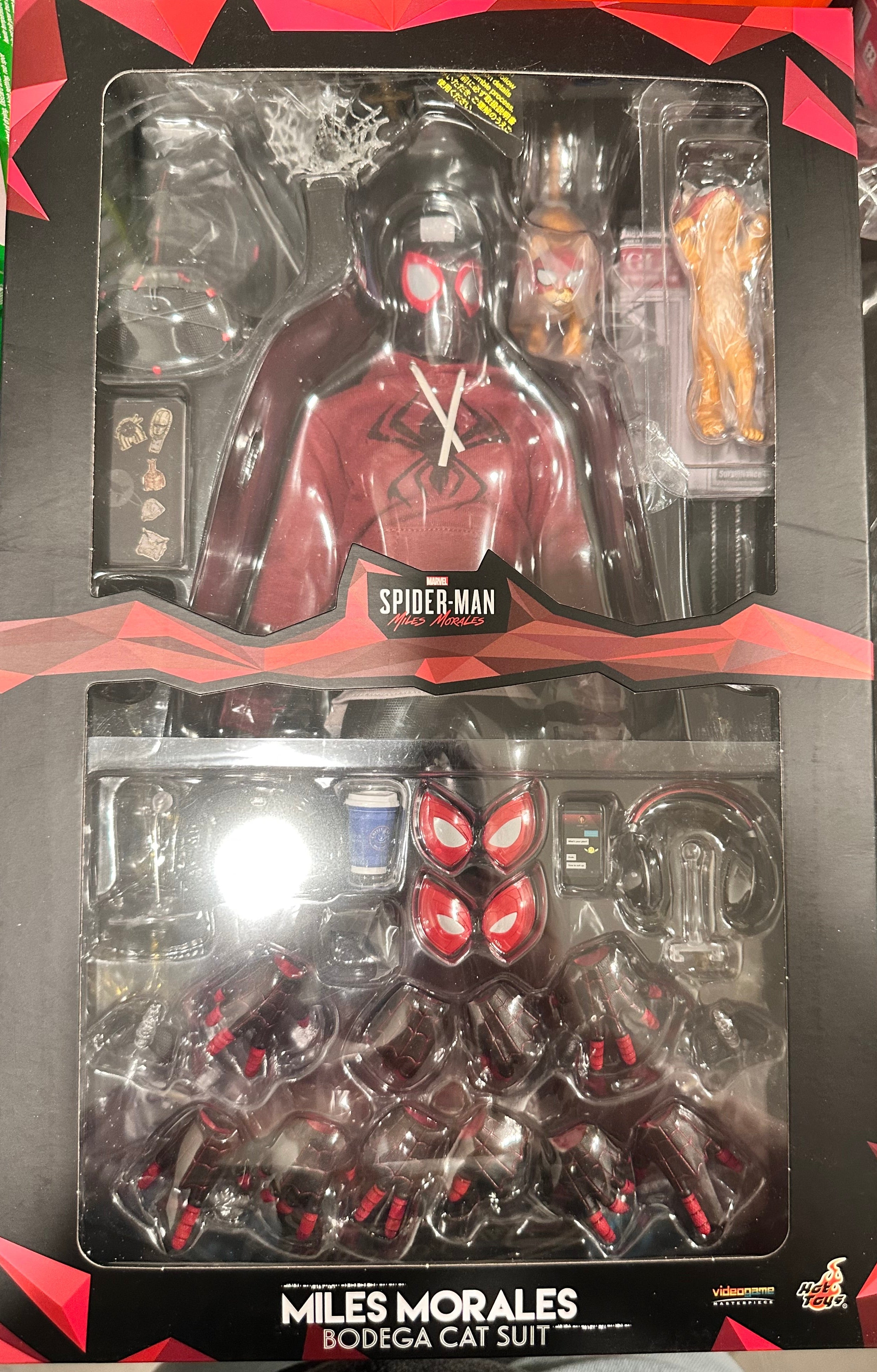 Hot Toys Spider-Man Miles Morales 1/6 VGM050 – Open Box Complete, Never Displaye