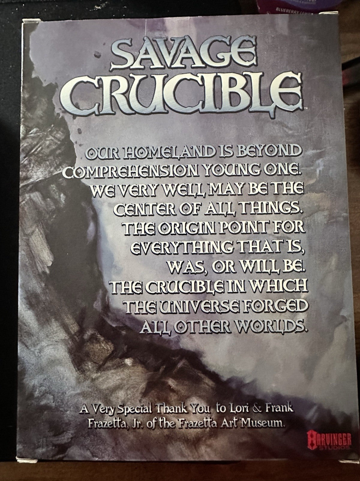 Savage Crucible Frazetta WARRIOR w/ BALL & CHAIN Figure (Harvinger) - PERFECT!