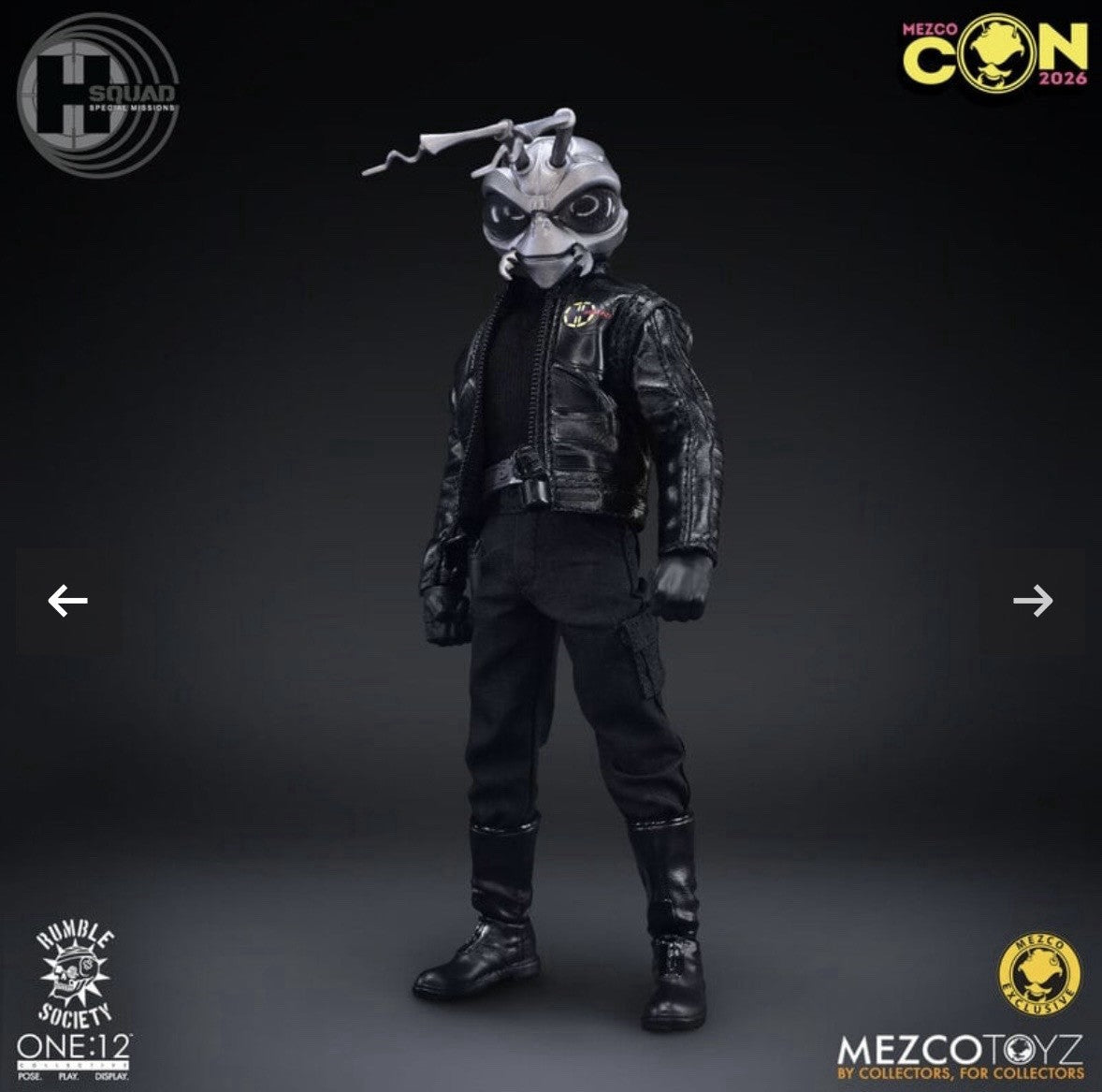 Mezco Toyz Rumble Society Shadow Command Hazard Squad Gomez Sealed Mezcon 2026