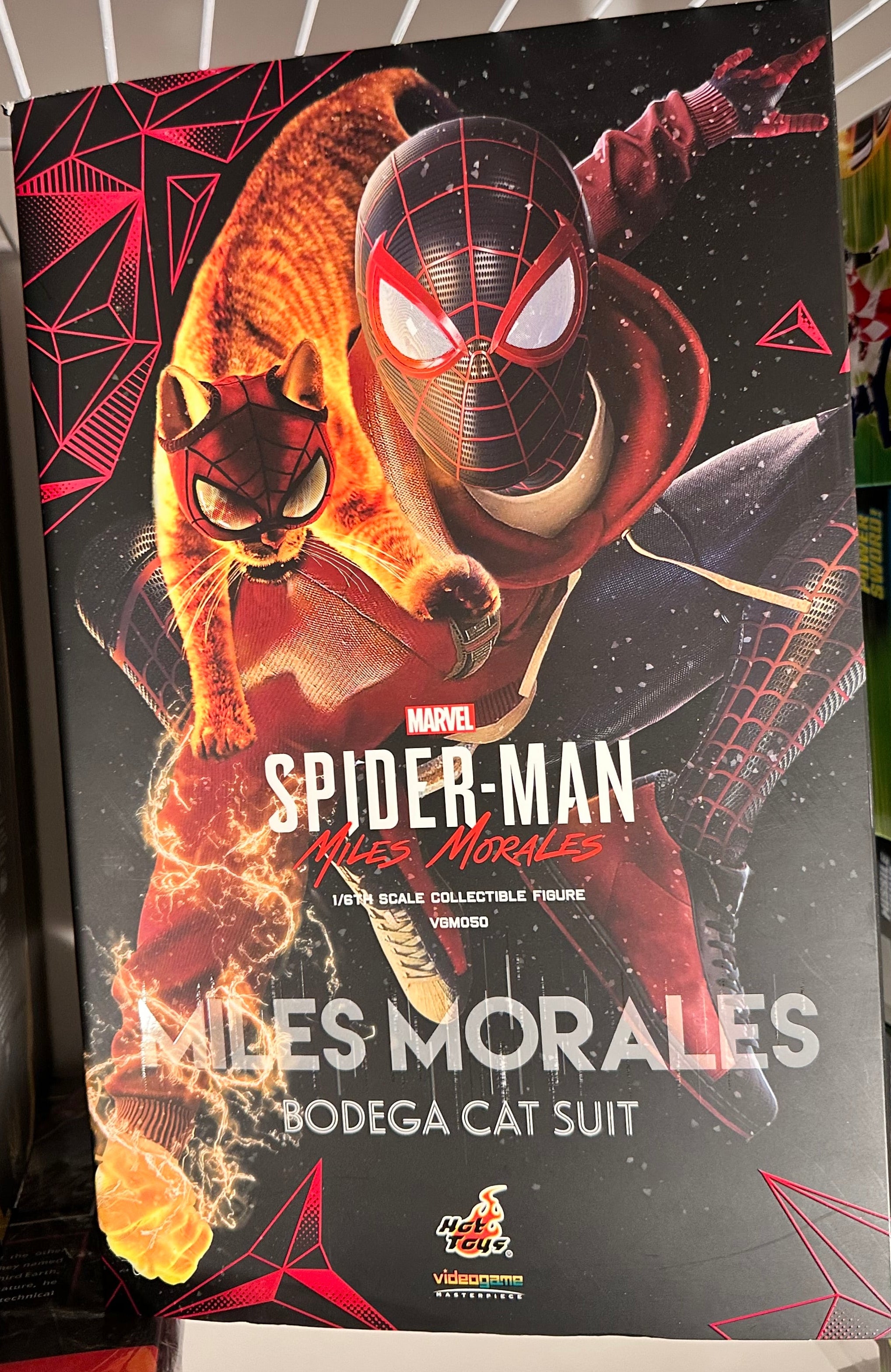Hot Toys Spider-Man Miles Morales 1/6 VGM050 – Open Box Complete, Never Displaye