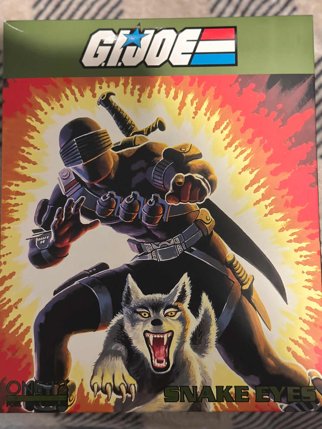 Mezco One:12 Collective Snake Eyes G.I. Joe 1:12 Figure Deluxe Open Complete