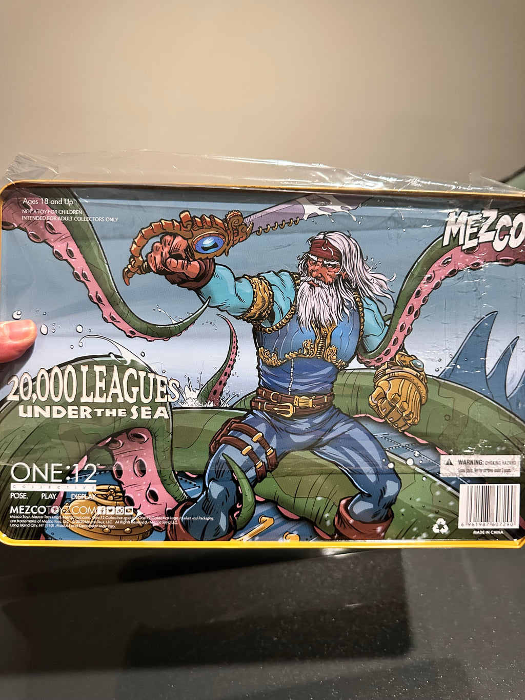 Mezco One:12 Collective Rumble Society Captain Nemo 6” Figure NIB Open Complete