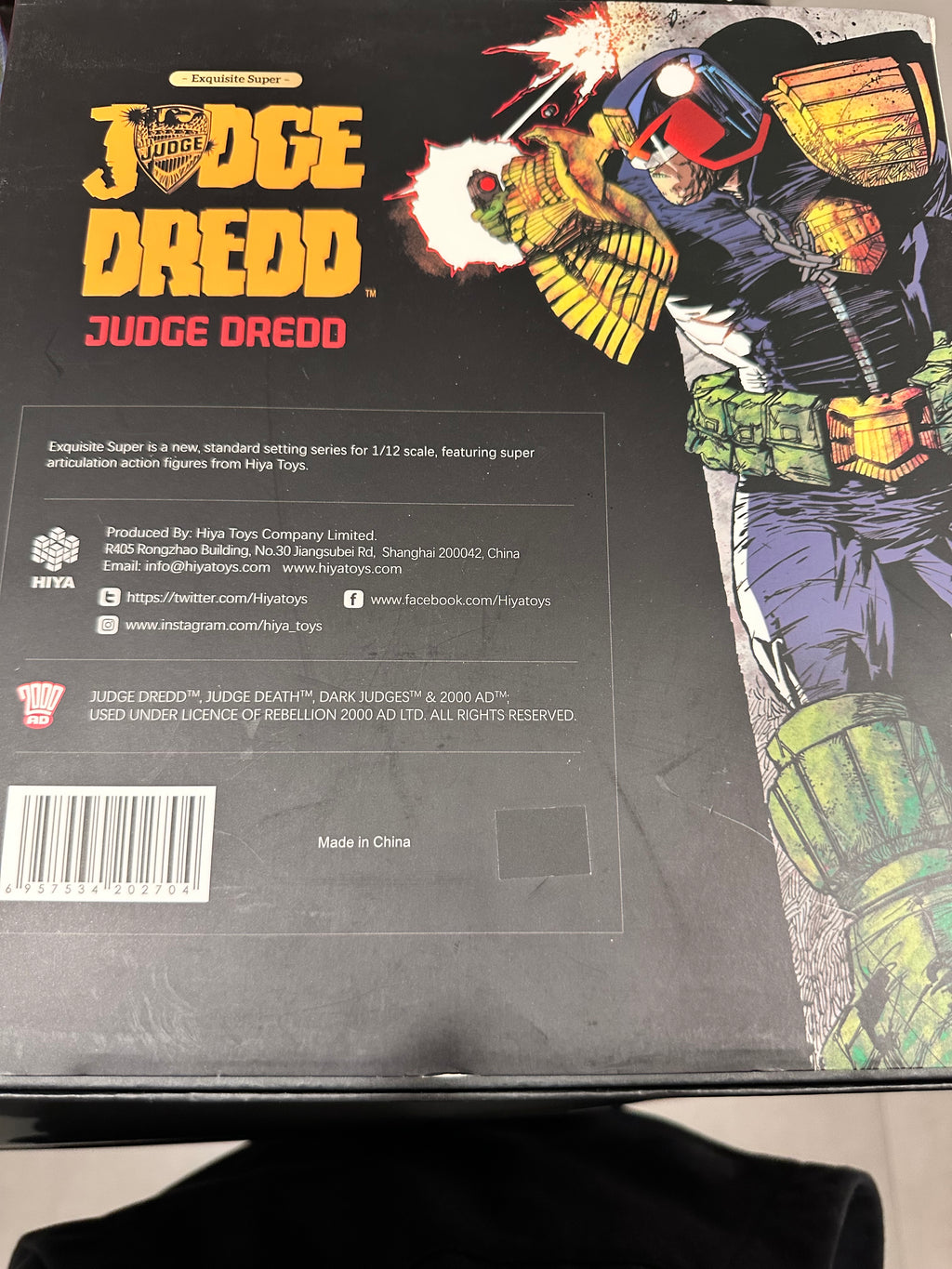 Hiya Toys Previews Exc Judge Dredd Exquisite Super Series 2000 AD