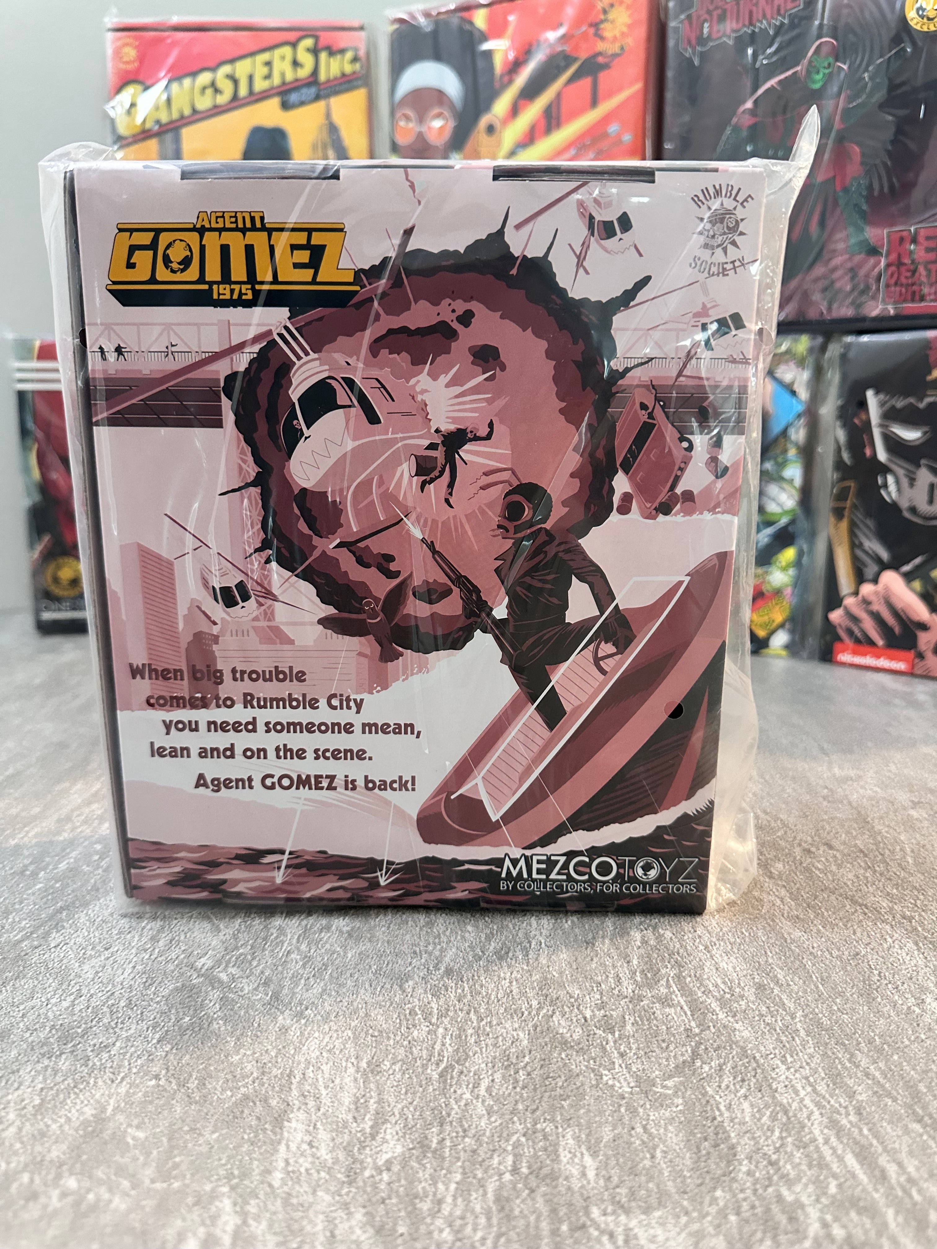 Mezco One:12 Collective Rumble Society Gomez Back the F'ed Remix Sealed NIB Rare