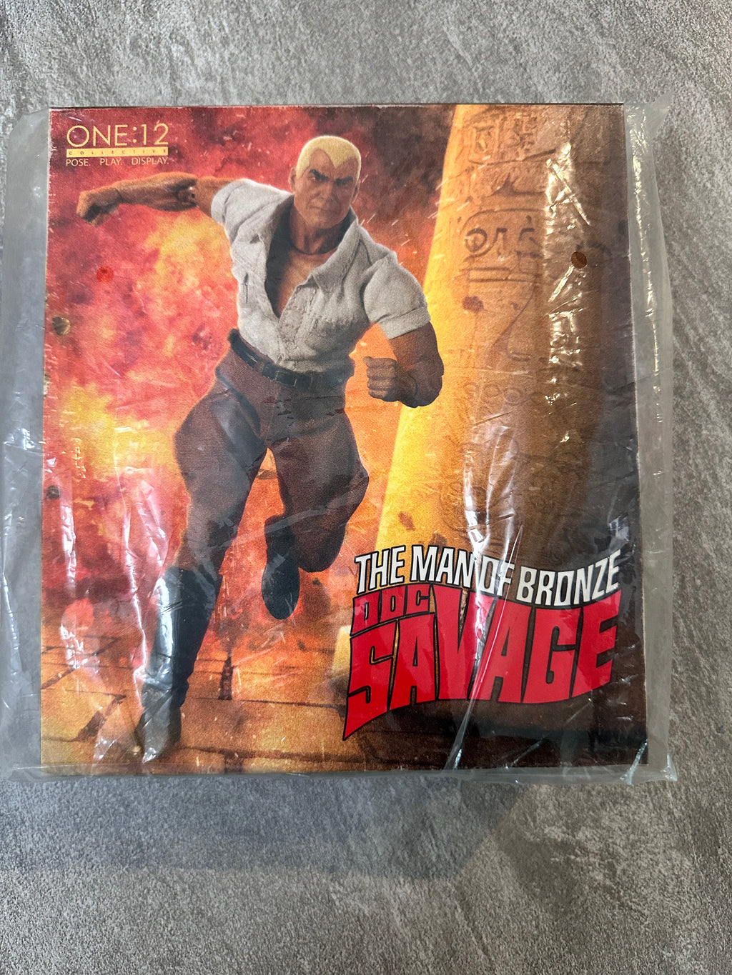 Mezco One:12 Doc Savage Deluxe Edition Figure Sealed New In Box Sealed