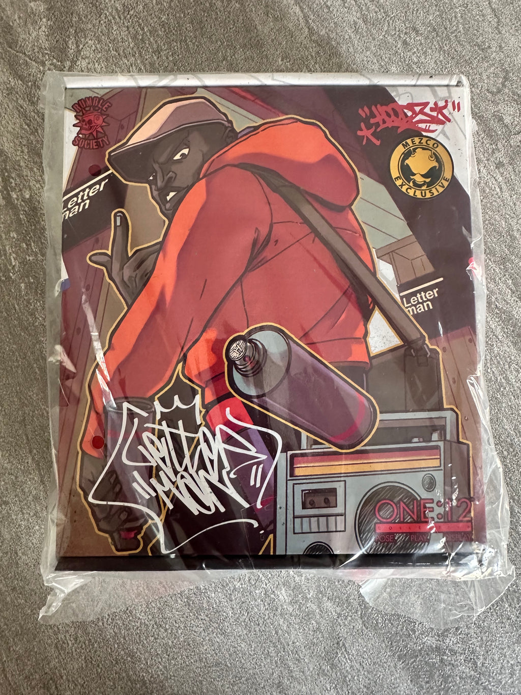 Mezco One:12 Letterman Hoodz Rumble Society Exclusive NIB Sealed
