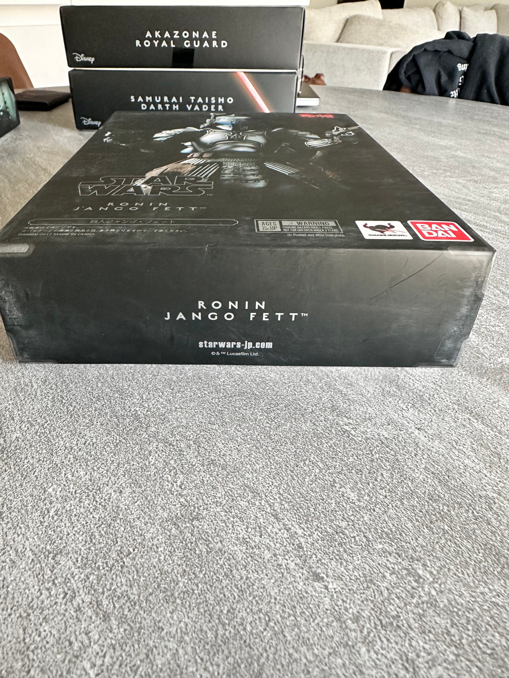 Bandai Movie Realization Ronin Jango Fett Star Wars Samurai Figure Complete Open