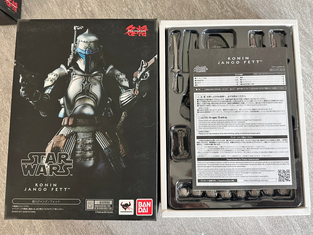 Bandai Movie Realization Ronin Jango Fett Star Wars Samurai Figure Complete Open