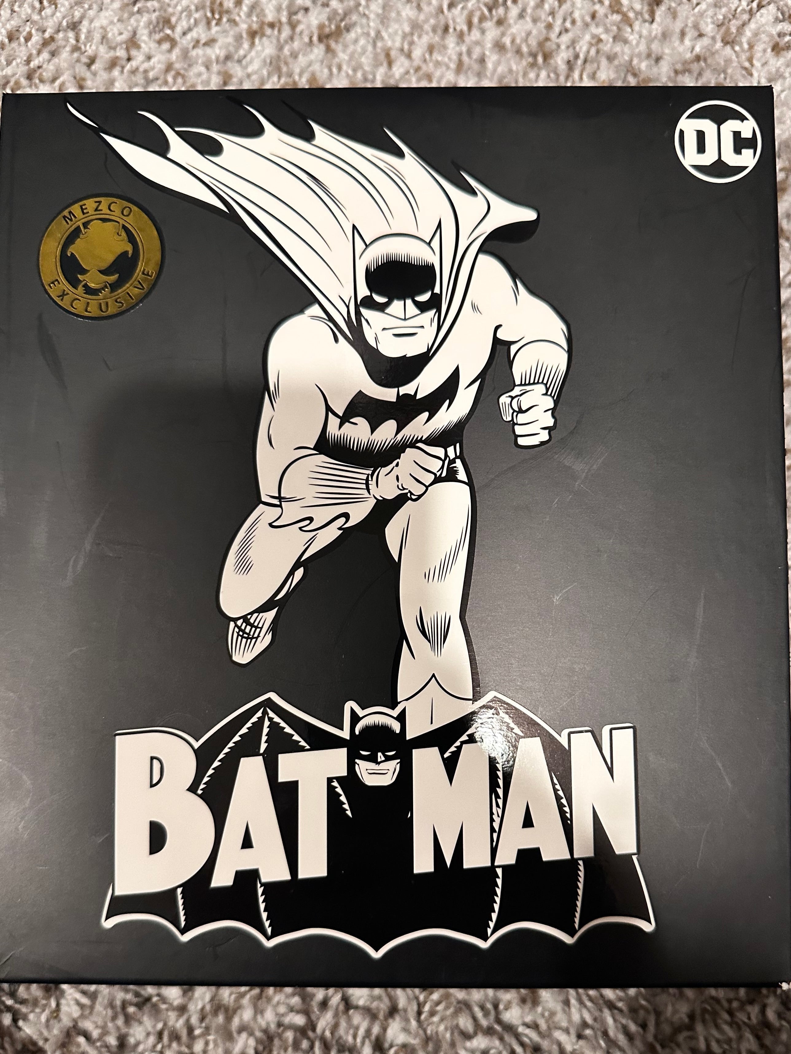 Mezco One:12 Collective Golden Age Batman Variant One Open Box Complete