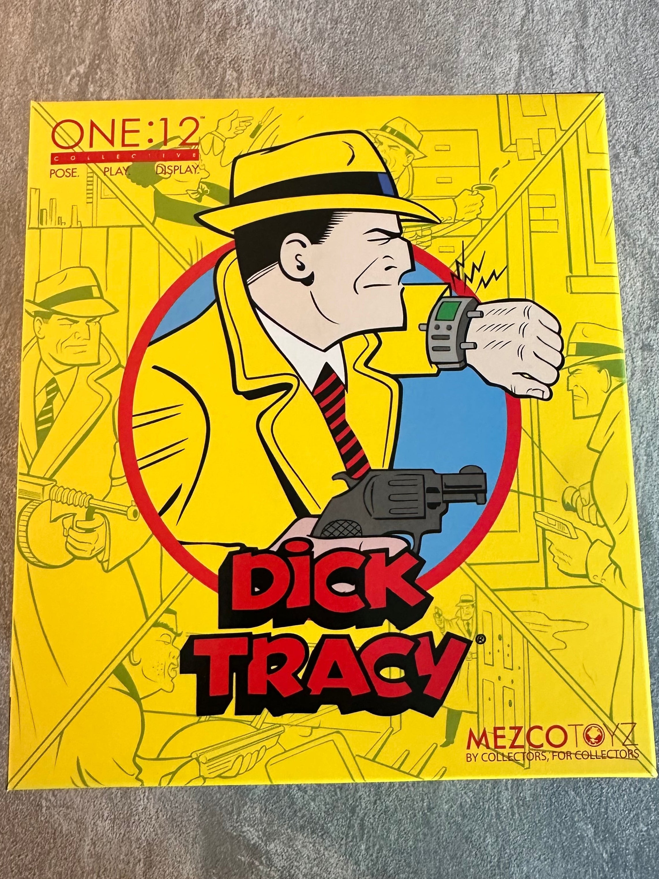 Mezco One 12 Collective Dick Tracy and Flat Top Two Pack New In Box