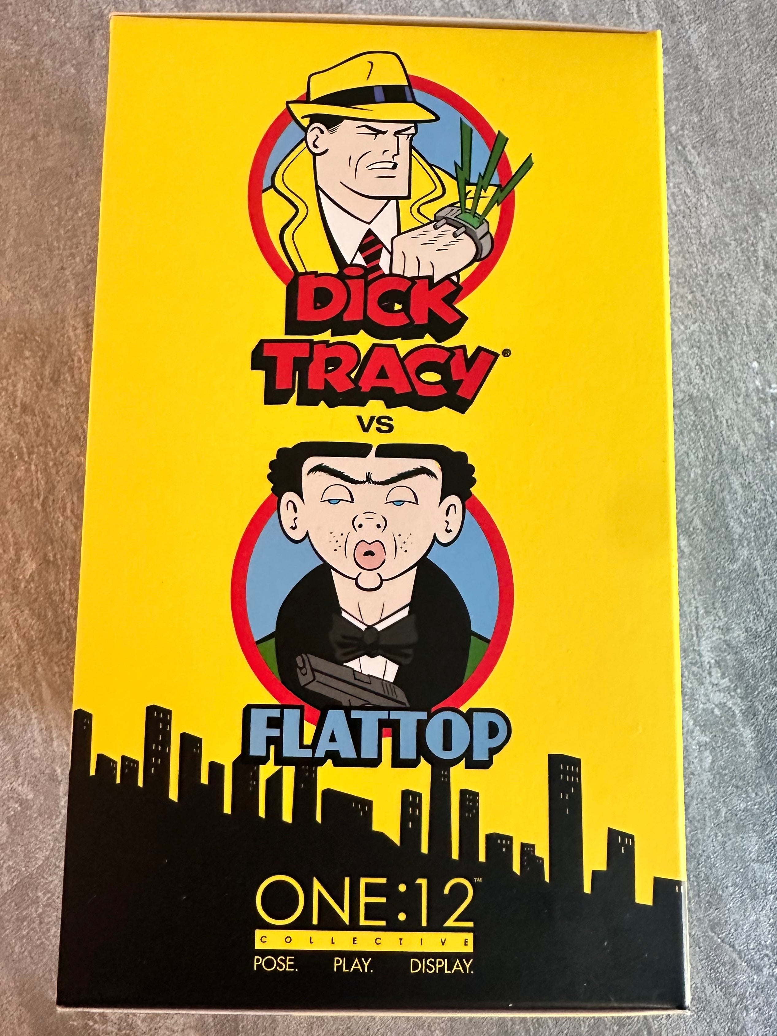 Mezco One 12 Collective Dick Tracy and Flat Top Two Pack New In Box