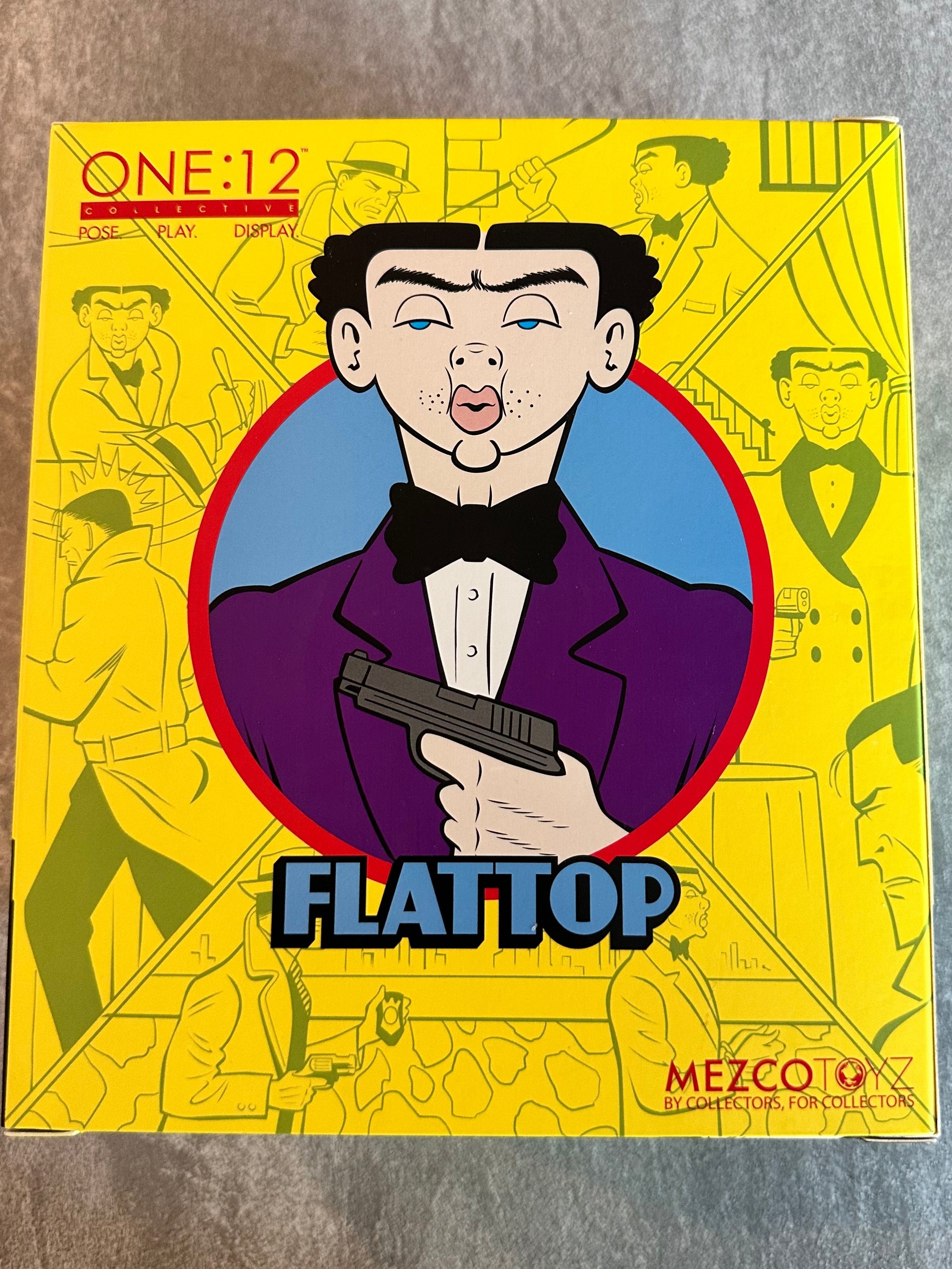 Mezco One 12 Collective Dick Tracy and Flat Top Two Pack New In Box
