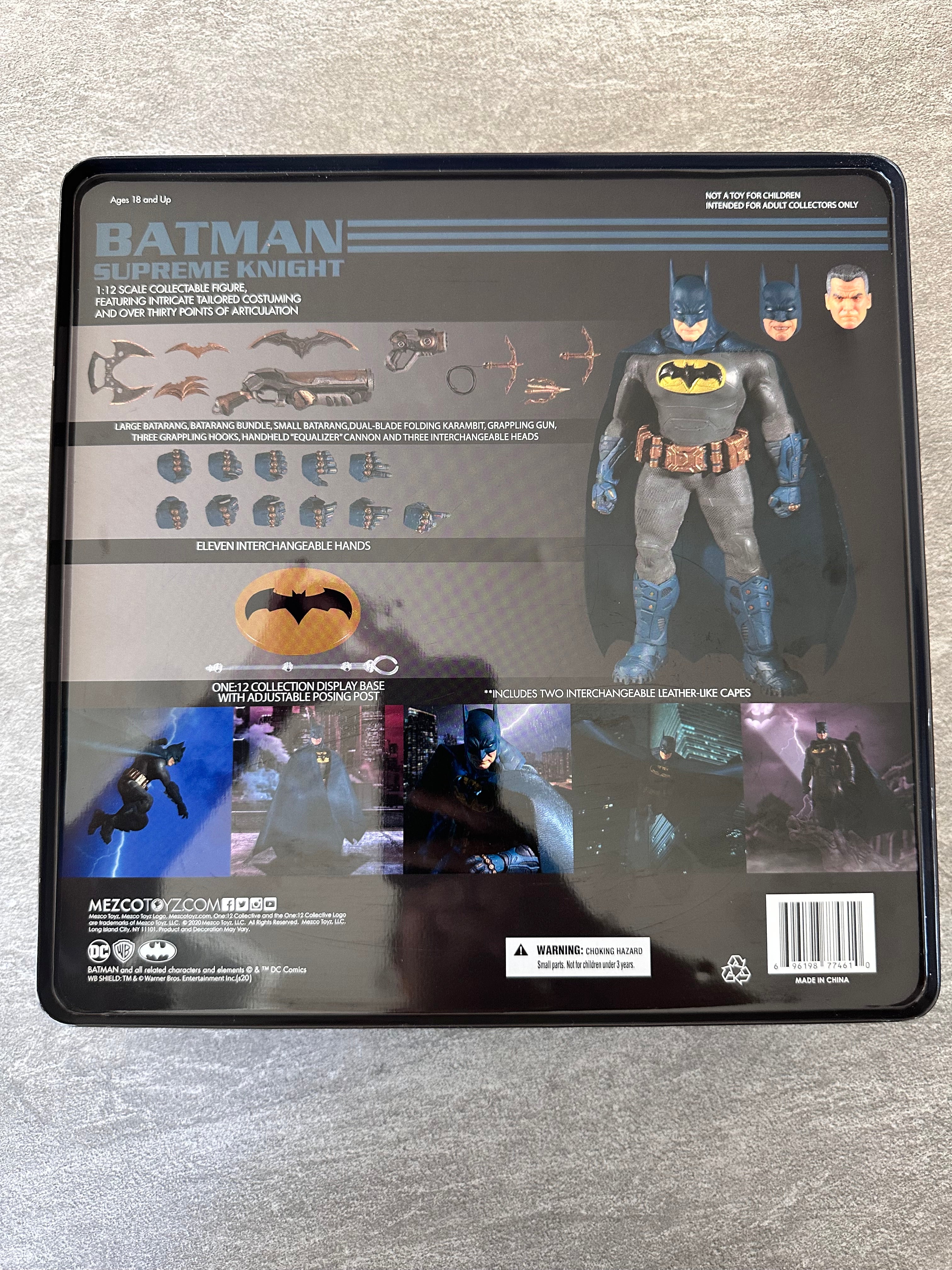 Mezco One:12 Collective DC Batman Supreme Knight Figure New in the Tin