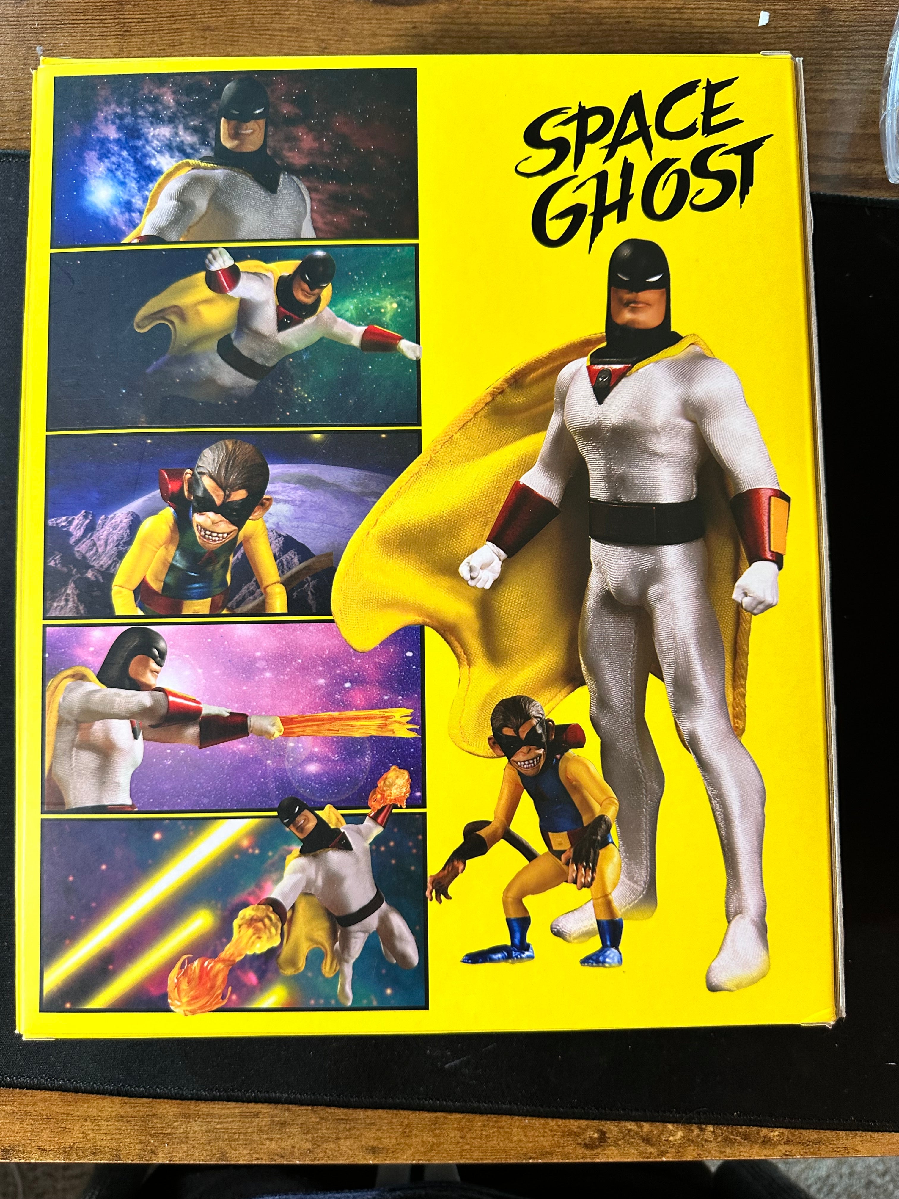Mezco One:12 Entertainment Earth Exclusive Space Ghost Figure Open for Inspect