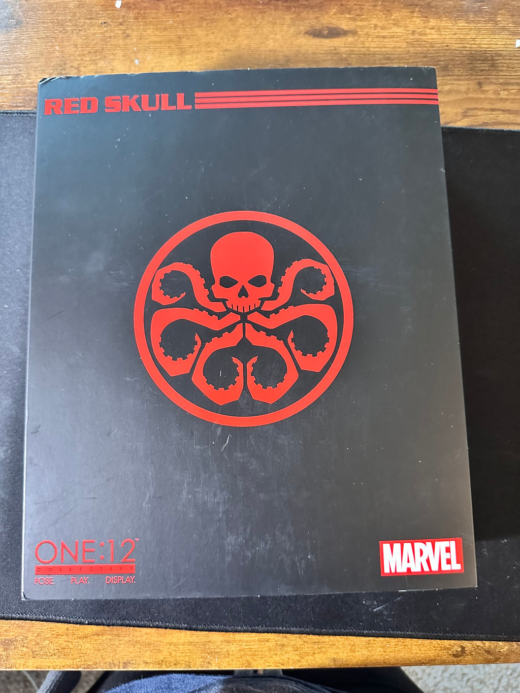 Red Skull Marvel Comics 2017 Mezco One:12 6" Action Figure Pistol Missing