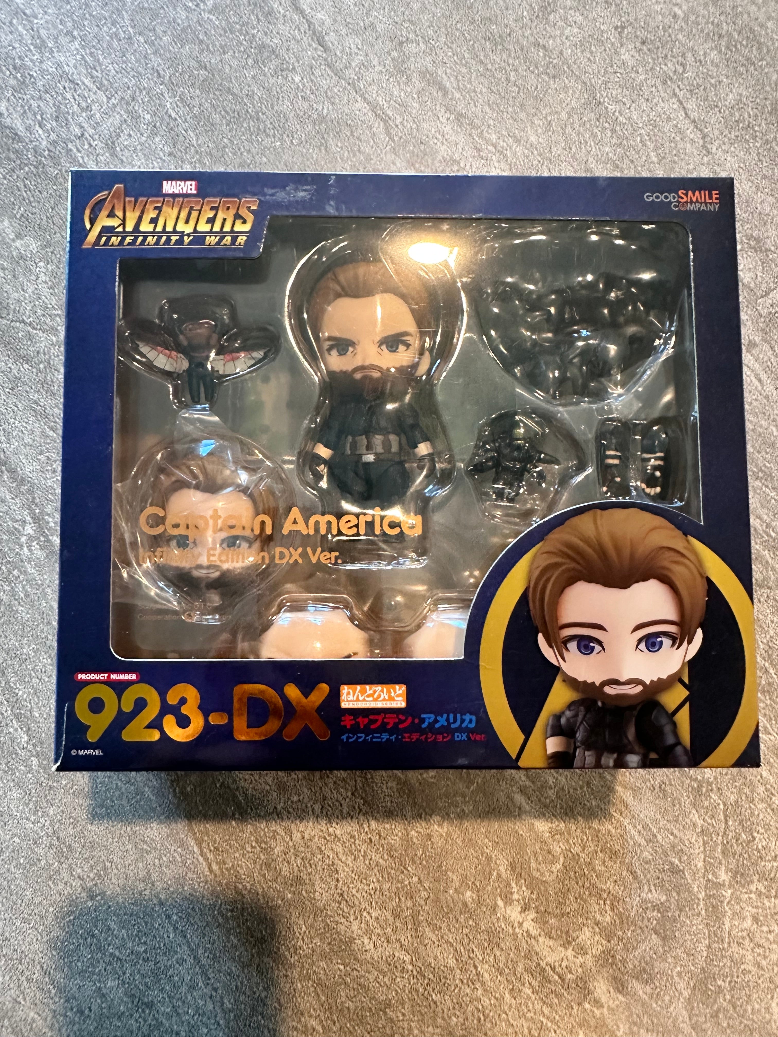 Goodsmile Captain America 923-DX Open For Inspection Complete NIB