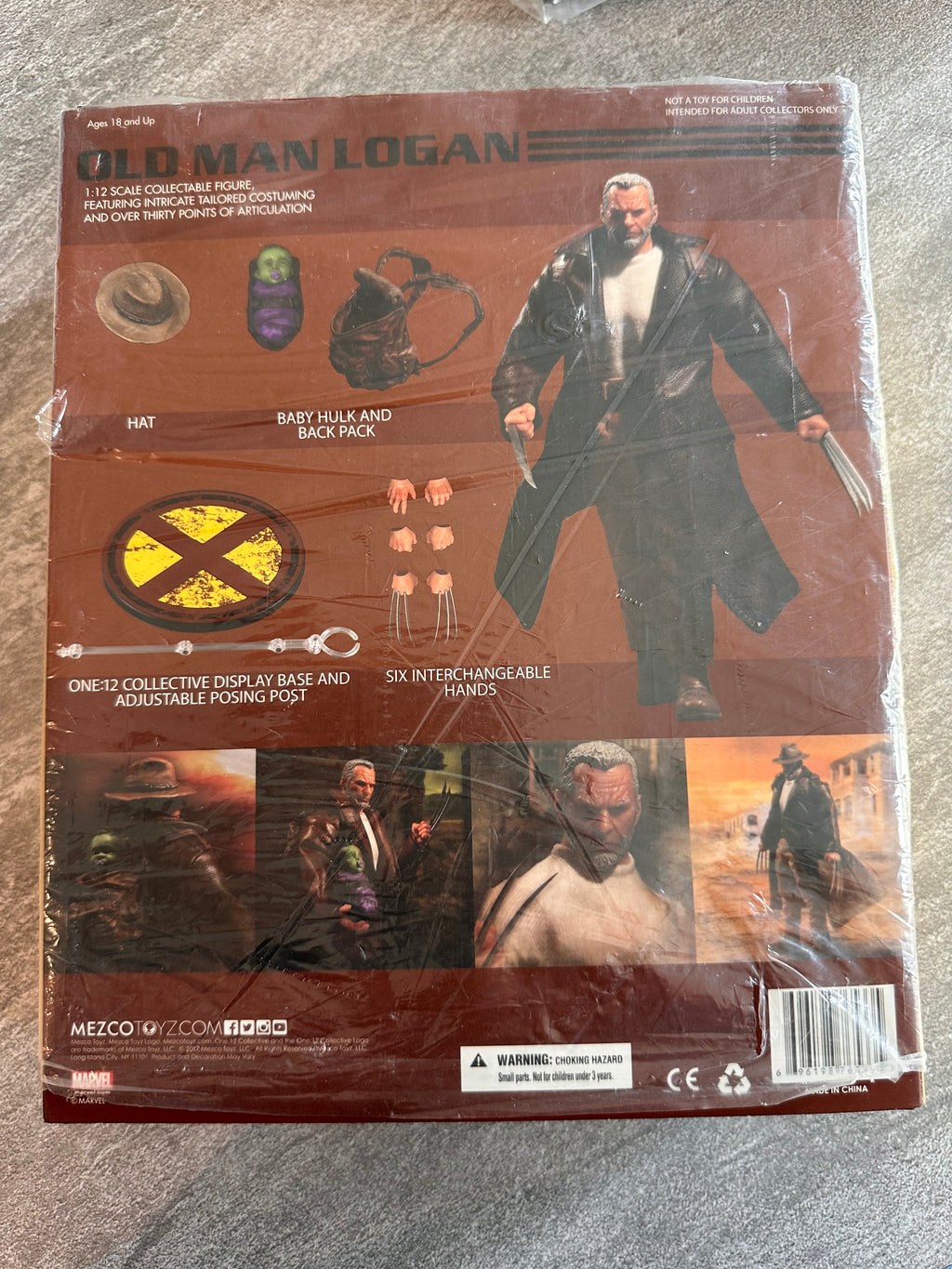 Mezco 1:12 Scale X-Men Old Man Logan Action Figure Open Complete NIB Marvel